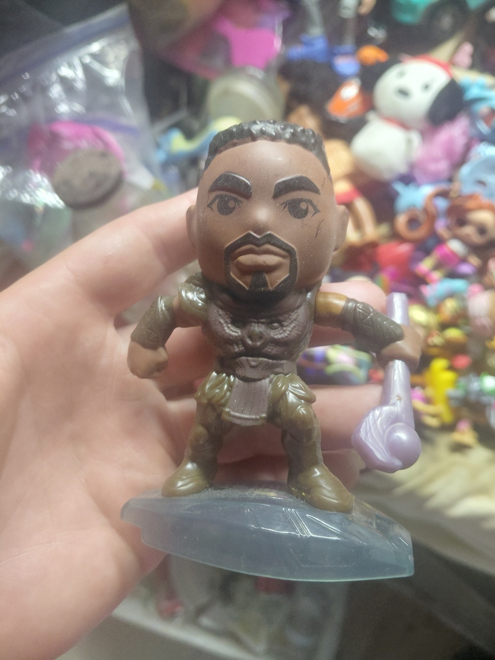 the M'Baku #4 action figure from the 2022 McDonald's Black Panther: Wakanda Fore